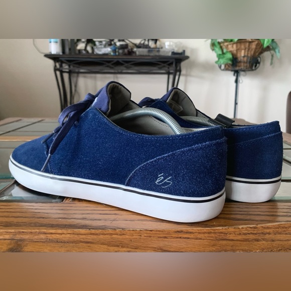Vintage Es Edward Skate Shoes Original Pro Model Blue Suede Size 12 US - Picture 7 of 10